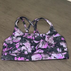 Lululemon Energy Bra *Medium Support, B–D Cup
Floral Shift Multi - Size 6